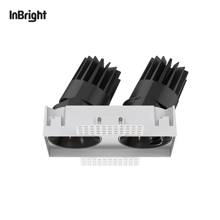 Anti-Glare Trimless Recessed Square COB LED Downlight 8-25W IP65