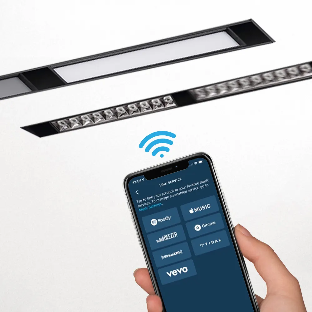 Aluminum Magnetic LED Track Lighting System 10-30W 220V