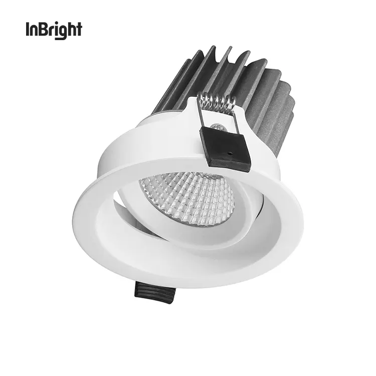 Anti-Glare Adjustable Dimmable Recessed LED Downlight 7-30W IP50