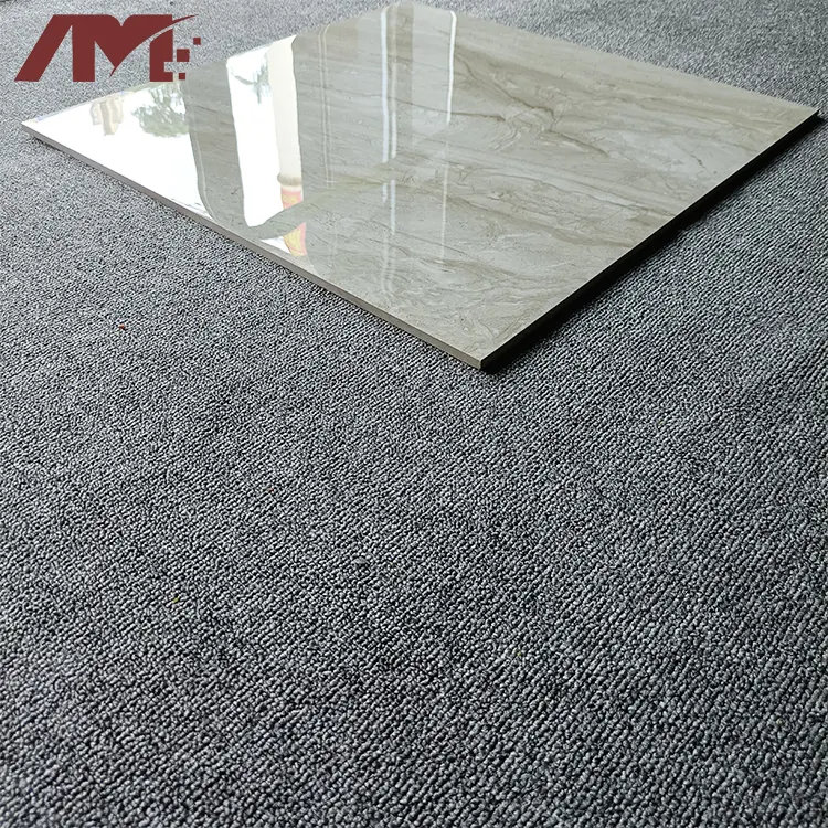 Marble-Look Glazed Porcelain Floor Tile 600x600mm