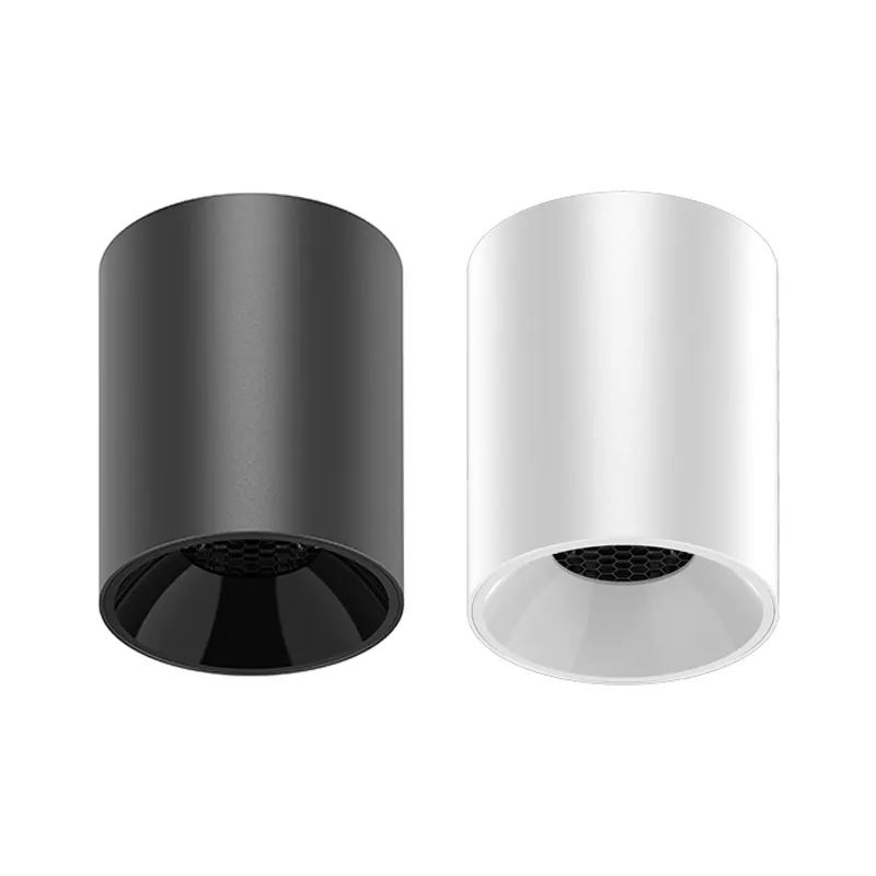 Anti-Glare Recessed/Surface-Mounted Round COB LED Downlight 30W
