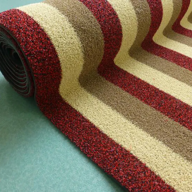 PVC Carpet Roll 4-7mm Thick With PVC Backing
