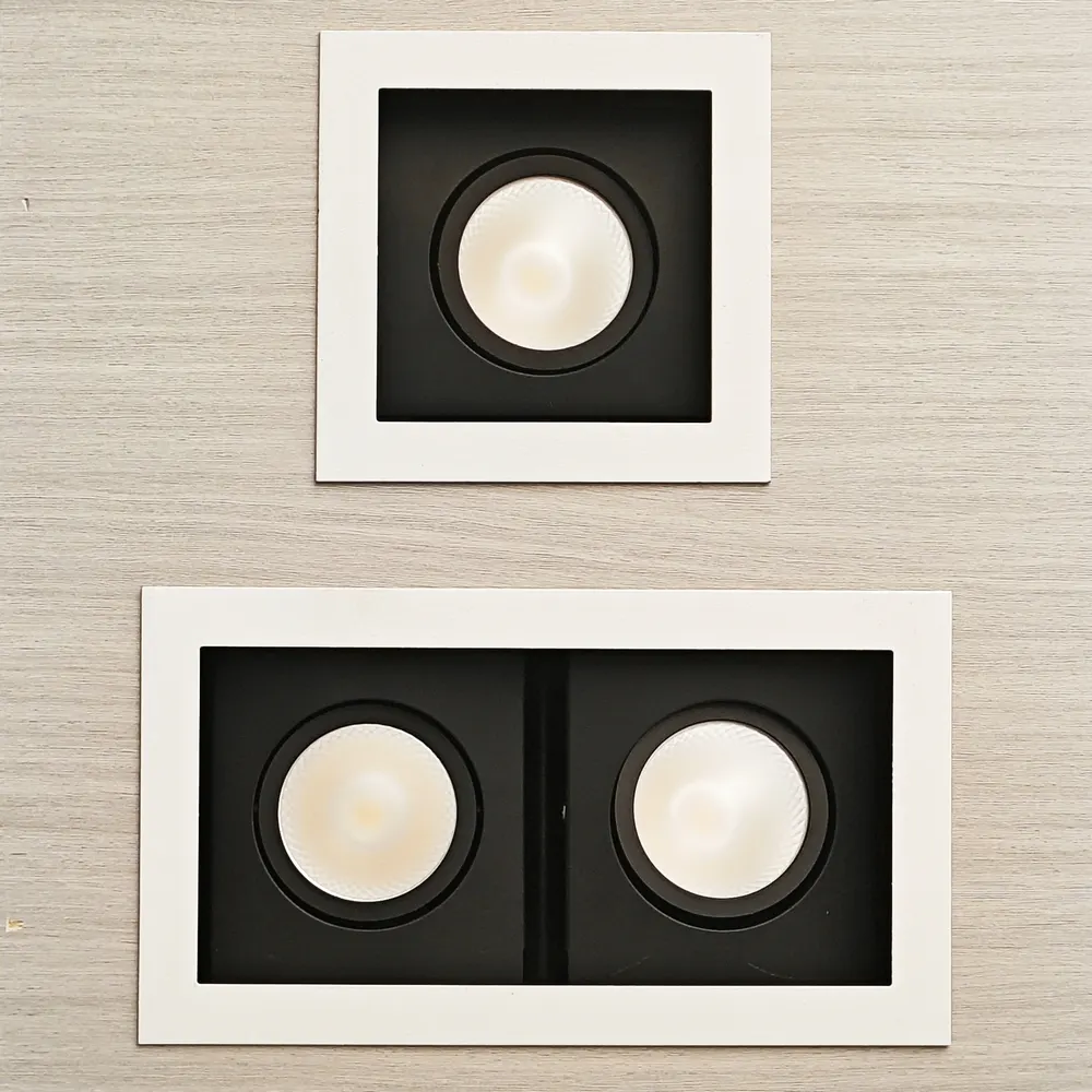 Adjustable Recessed Square LED Grille Spotlight 9-30W