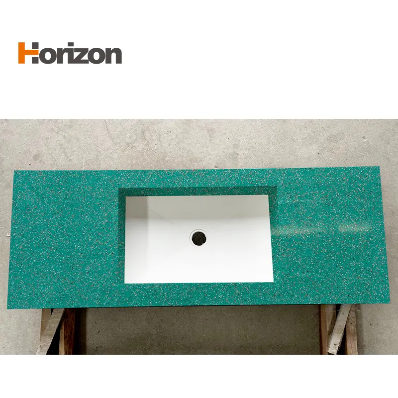 Calacatta Green Engineered Quartz Slab 3200x1600mm