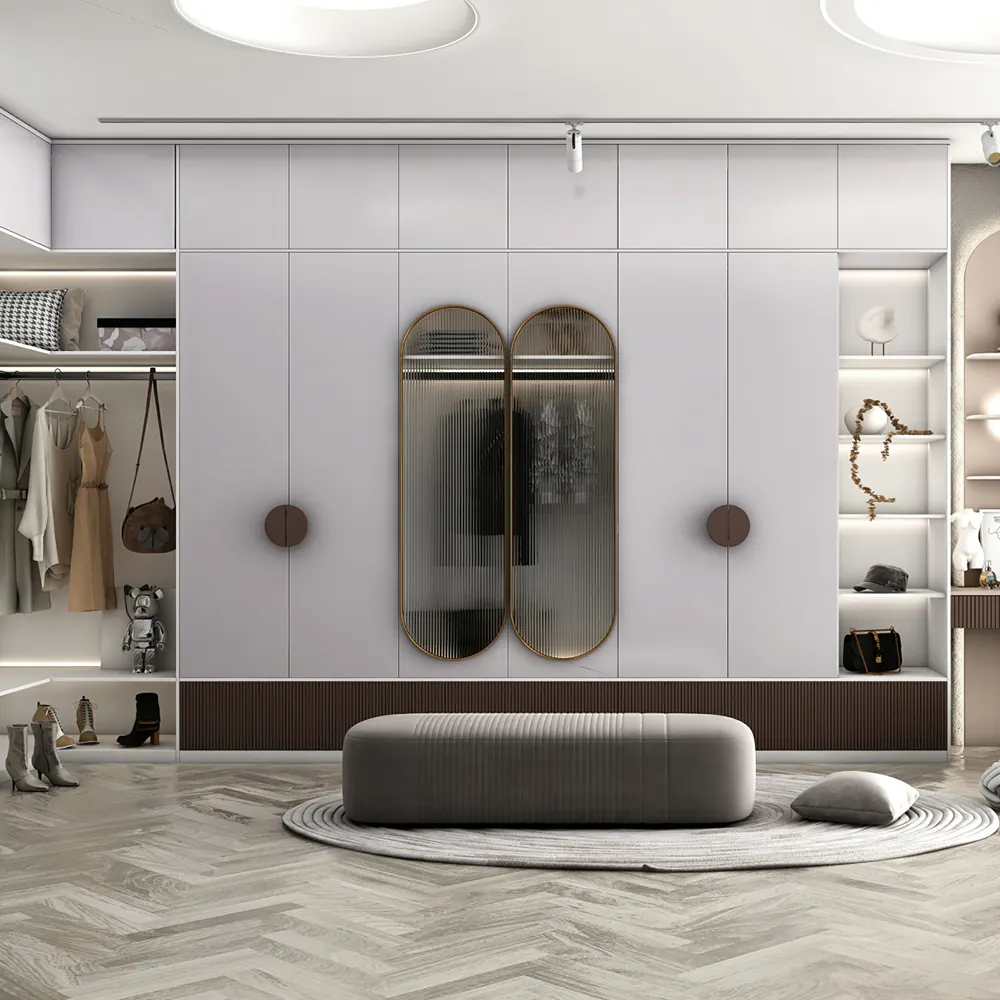 Marble-Look Gray Ceramic Wall And Floor Tile 1600x3200mm