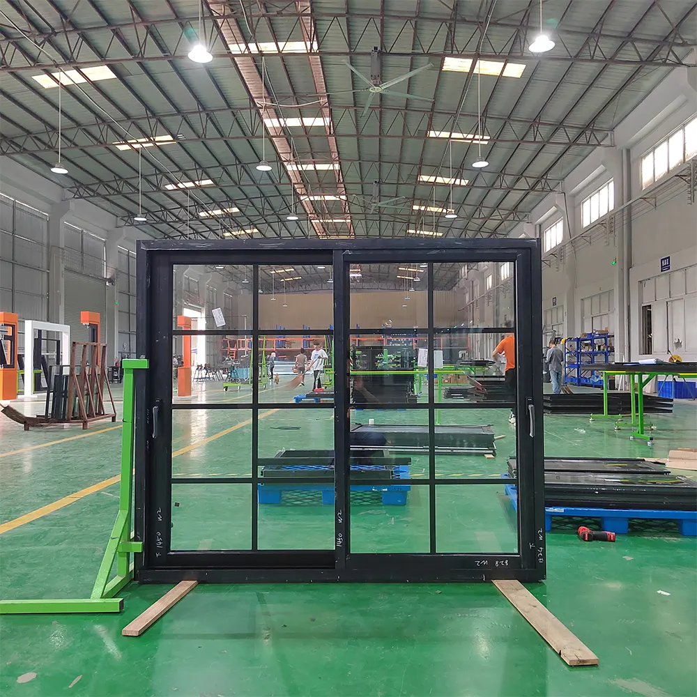 White Thermal-Break Aluminum Sliding Door 5+12A+5mm
