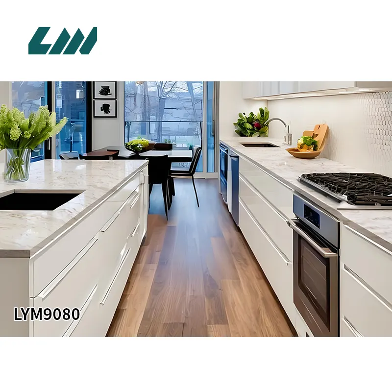 White Engineered Quartz Slab 3200x1600mm