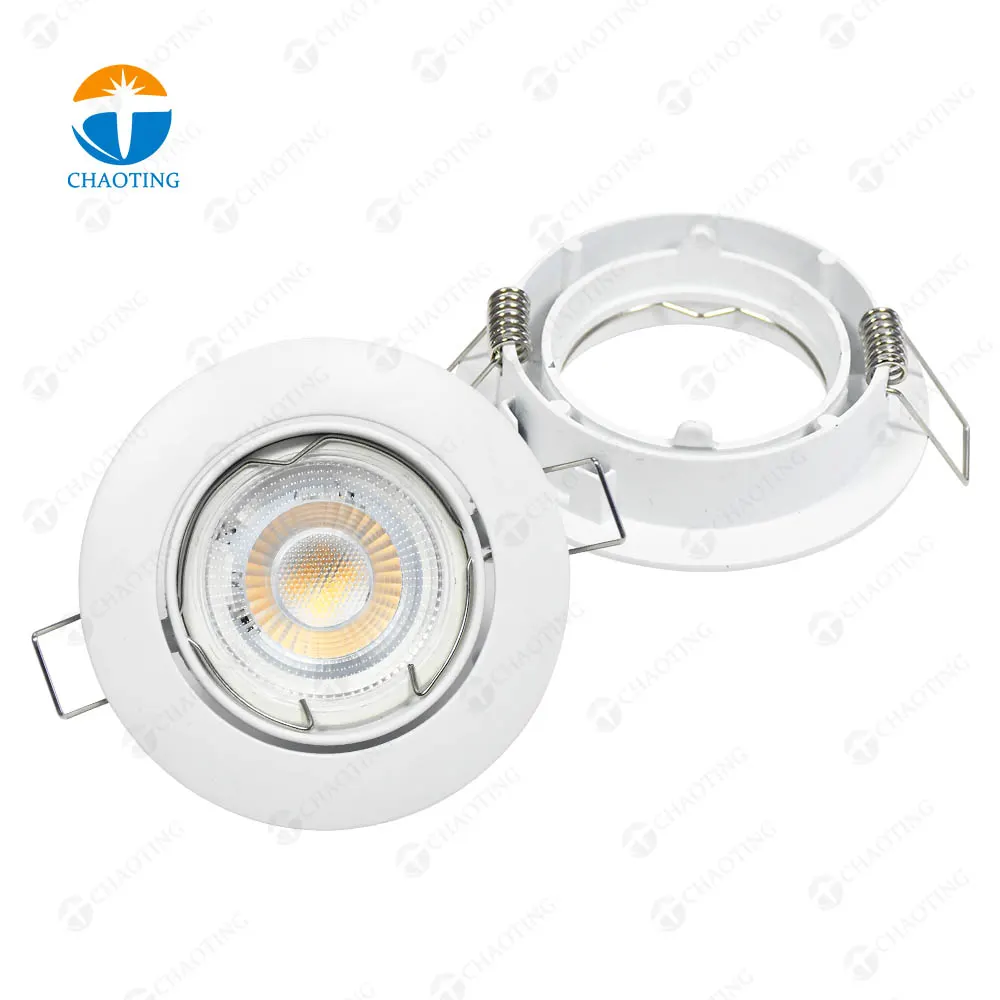 Adjustable Recessed Aluminum Downlight Housing MR16/GU10
