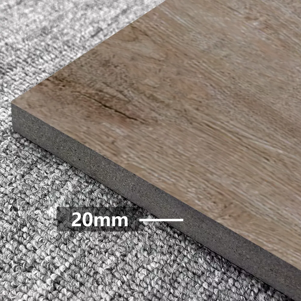 Non-Slip Stone-Look Matte Porcelain Outdoor Tile 600x600x20mm