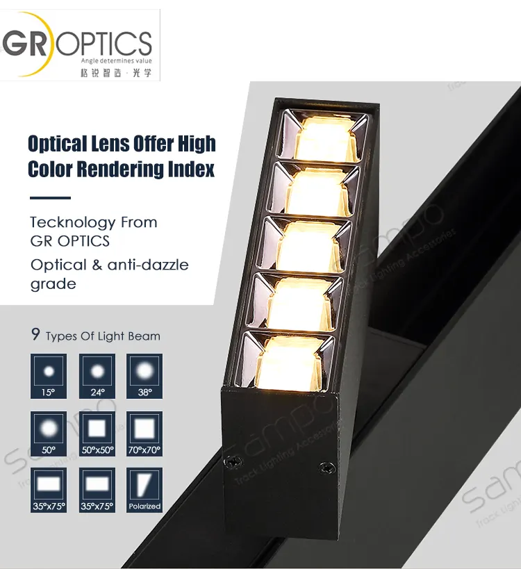 Aluminum Magnetic LED Track Spotlight 8-30W