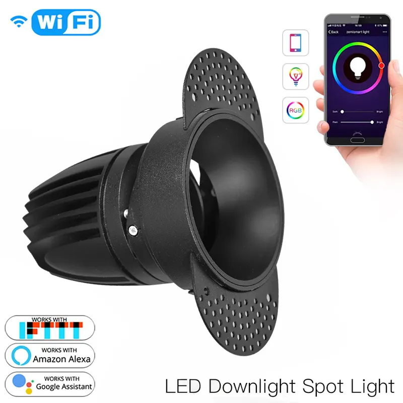 Dimmable TRIAC Recessed LED Downlight 5-15W