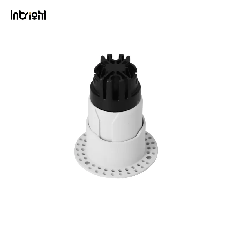 Trimless Dimmable Recessed COB LED Downlight 3-7/10W IP65