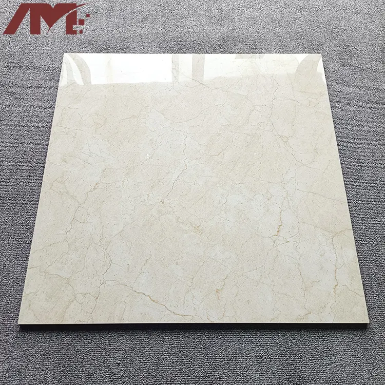 Marble-Look Polished Porcelain Floor Tile 600x600mm/24x24