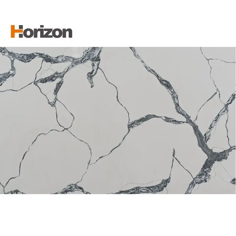Calacatta White Engineered Quartz Slab 3200x1600mm