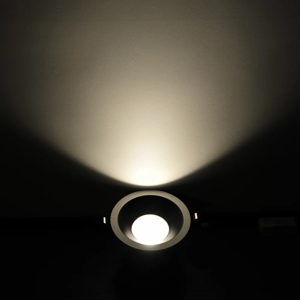 Anti-Glare Recessed Aluminum LED Downlight 9-40W IP44