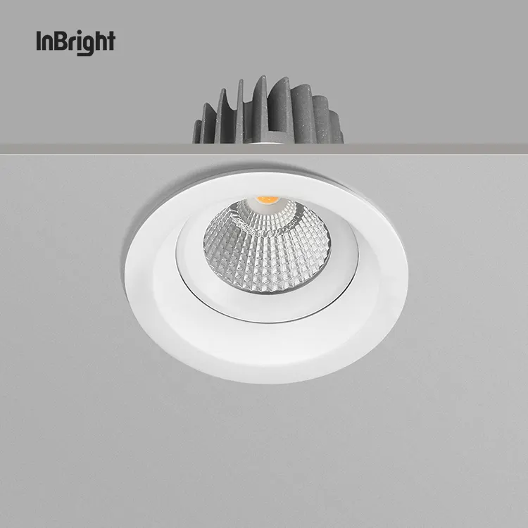 Anti-Glare Adjustable Dimmable Recessed LED Downlight 7-30W IP50
