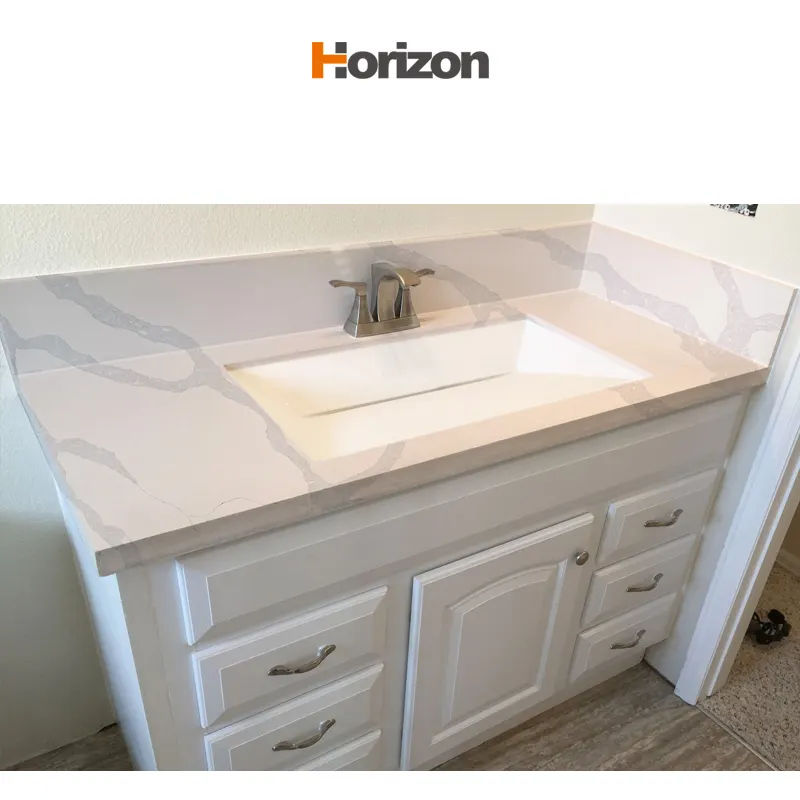 Silica-Free Polished Engineered Quartz Slab 3200x1600mm