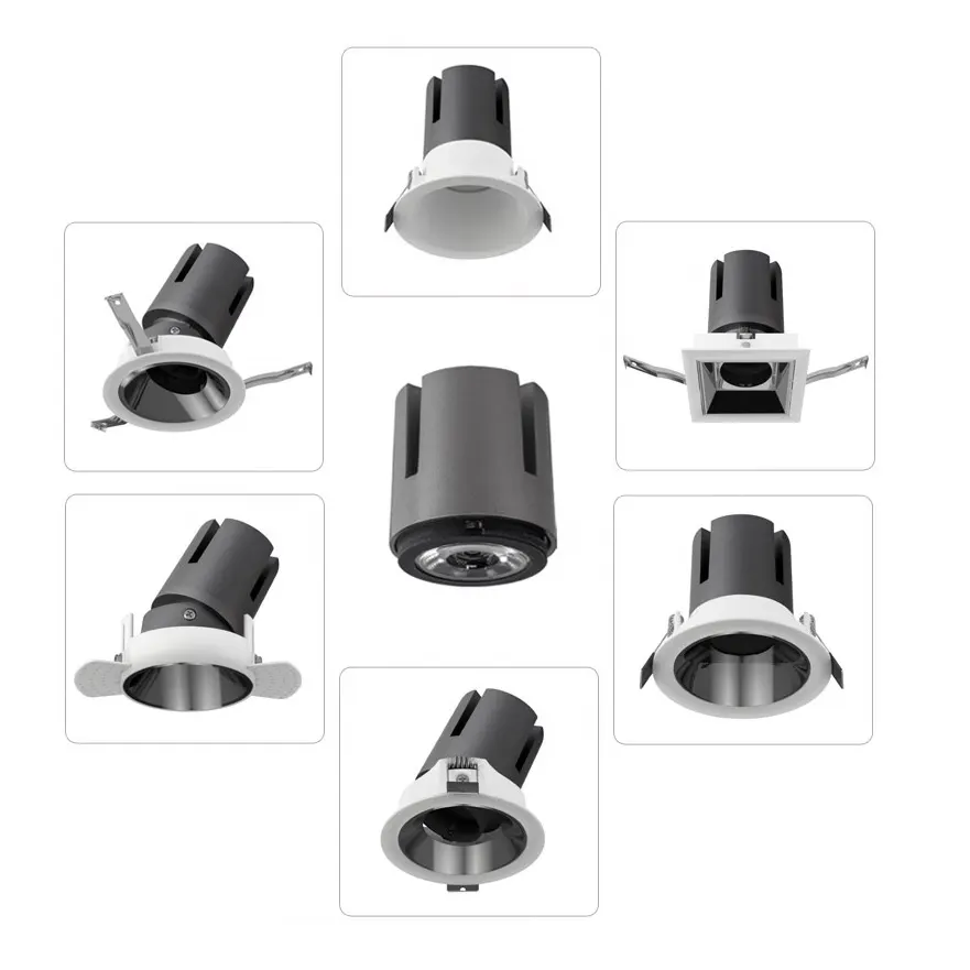 Recessed Aluminum LED Downlight 9-40W