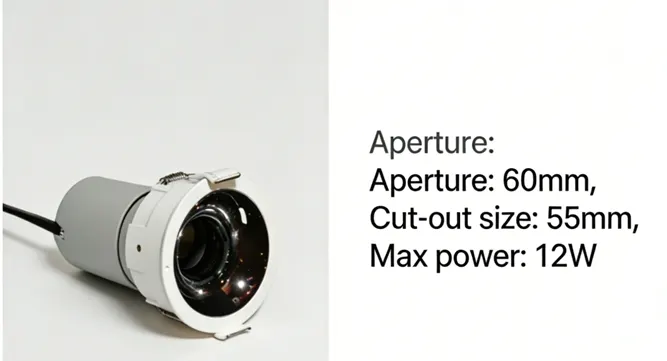 Aluminum LED Light Fixture 8-25W