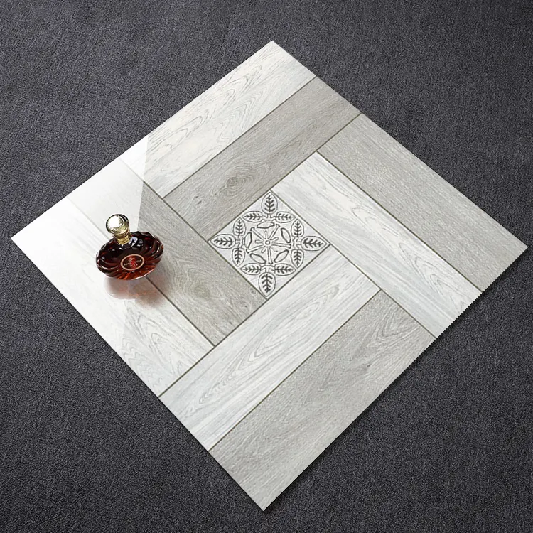 Wood-Look Porcelain Floor Tile 600x600mm