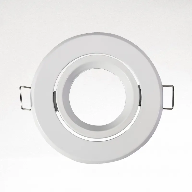 Adjustable Recessed Aluminum Downlight Housing Black/White MR16/GU10