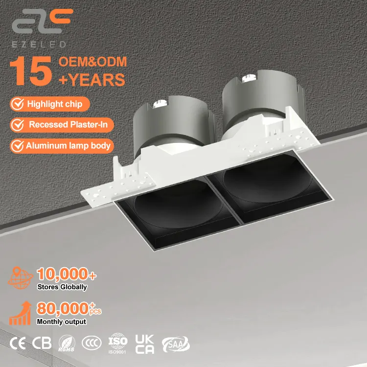 Adjustable Dimmable Recessed LED Downlight 8-24W product sample