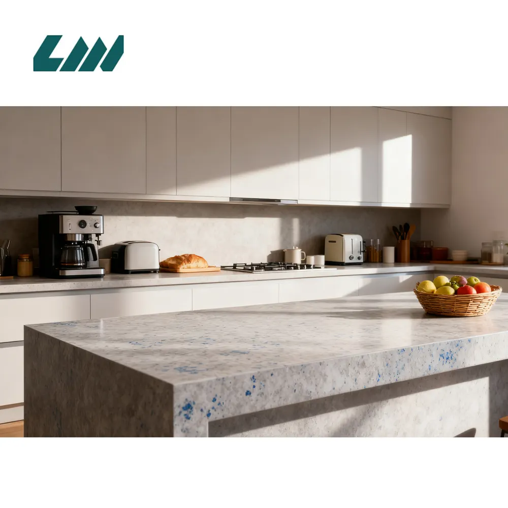 White Engineered Quartz Slab 3200x1600mm