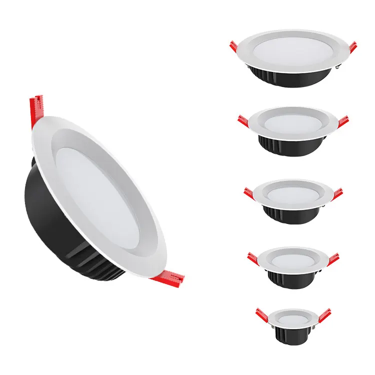 Slim Dimmable DALI Recessed LED Downlight 9-24W 4in 200mm