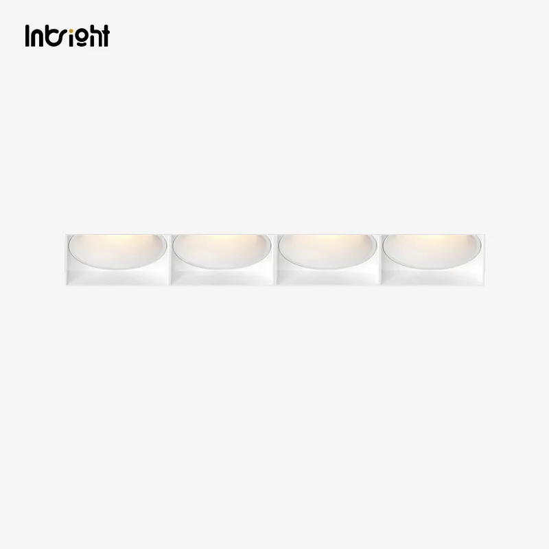 Anti-Glare Adjustable Trimless Recessed COB LED Downlight 10-28W