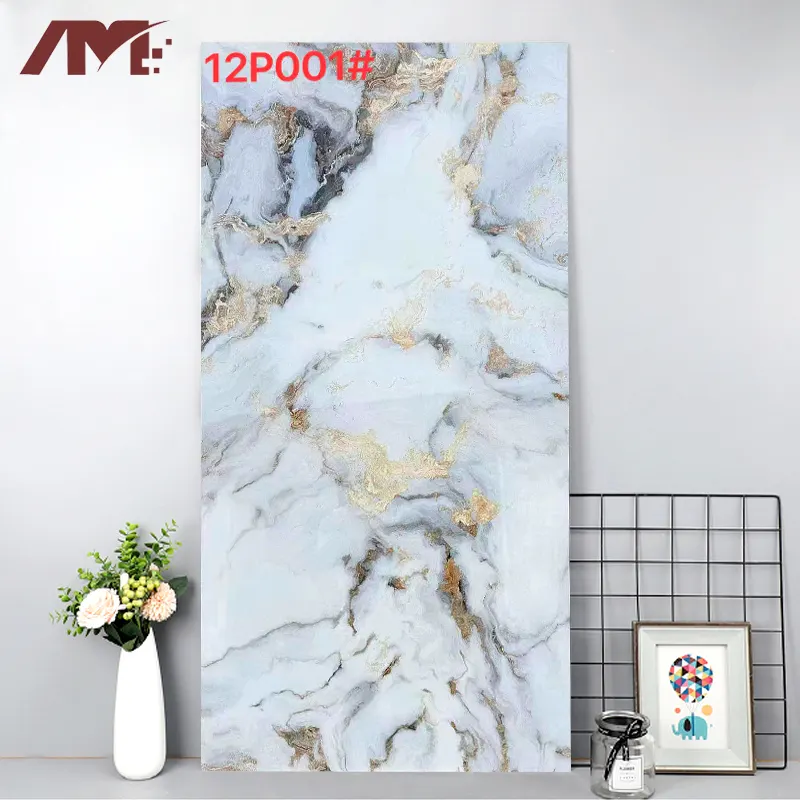 Marble-Look Polished Porcelain Wall And Floor Tile 600x1200mm product sample