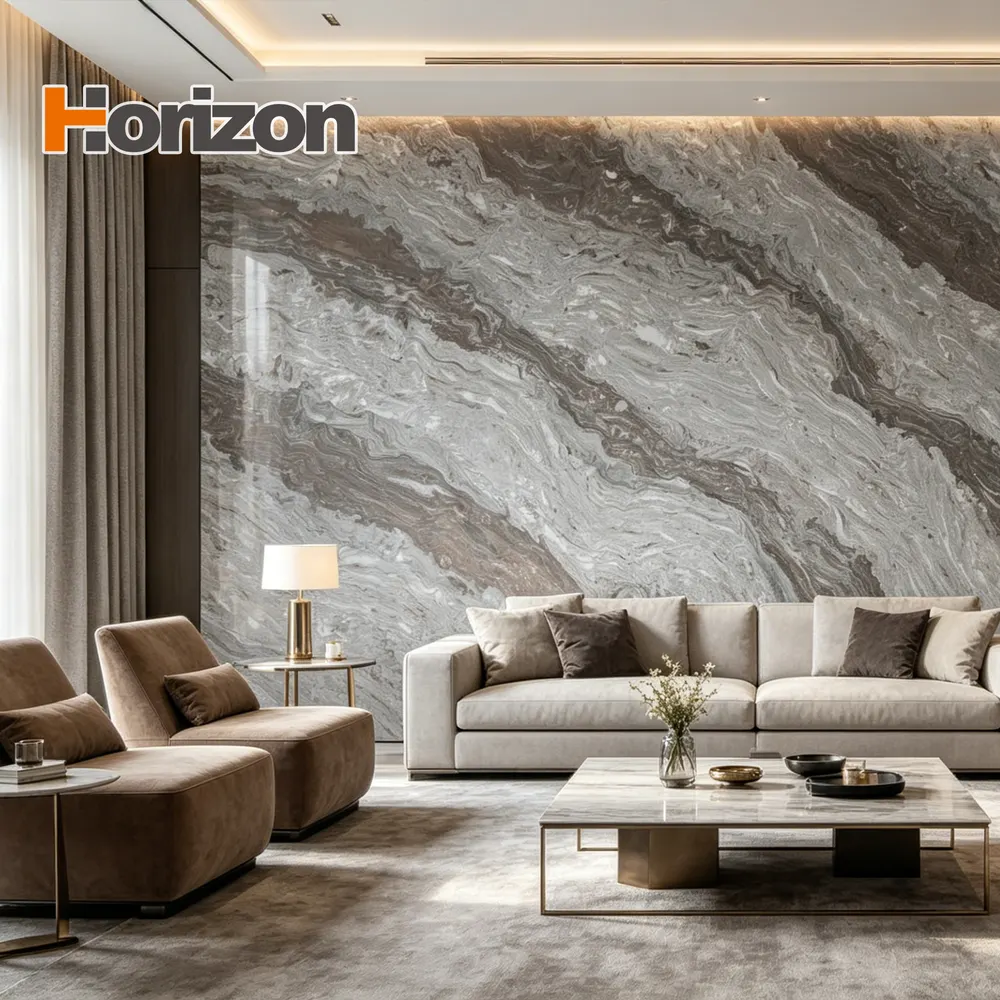 Carrara Engineered Quartz Slab 3200x1600mm product sample