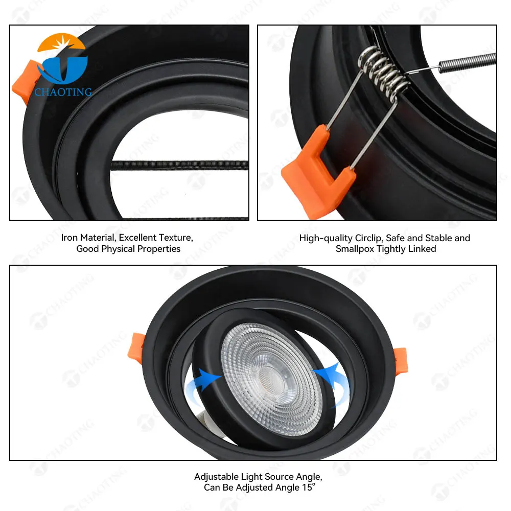 Adjustable Recessed Downlight Housing PAR30/AR111 100-120V