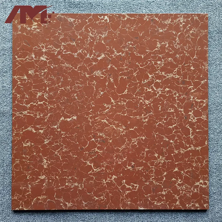 Marble-Look Polished Porcelain Floor Tile 600x600mm
