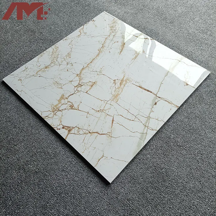 Carrara White Porcelain Outdoor Tile 600x600mm product sample
