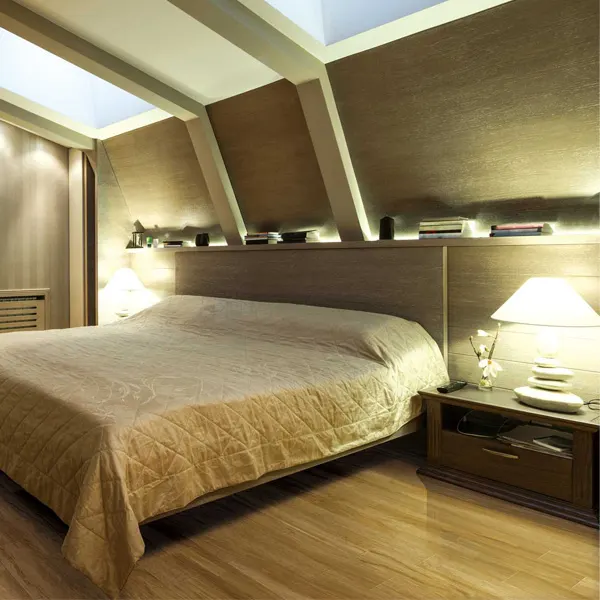 Wood-Look Glazed Porcelain Floor Tile 600x600mm
