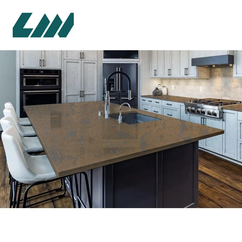 Matte Engineered Quartz Slab 3200x1600mm