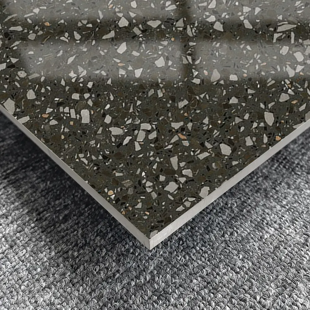 Non-Slip Terrazzo-Look Porcelain Floor Tile 600x600mm