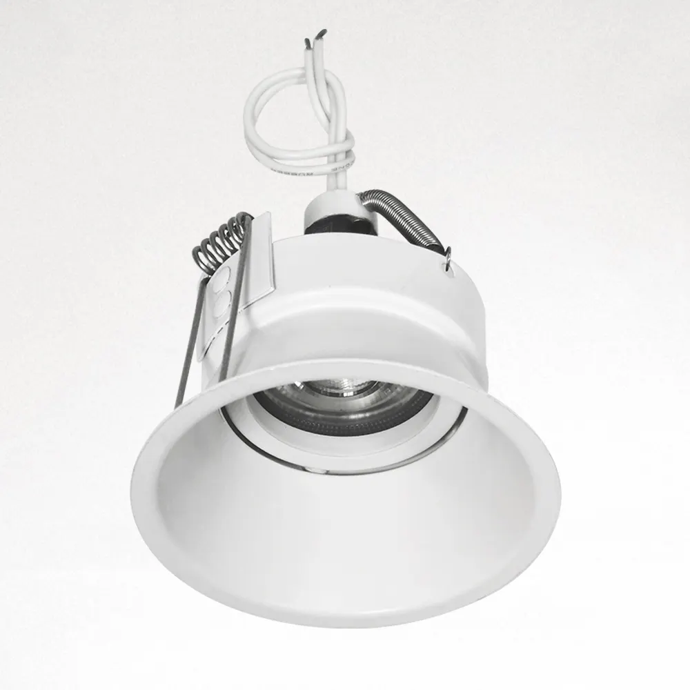 Aluminum Downlight Housing White GU10/MR16