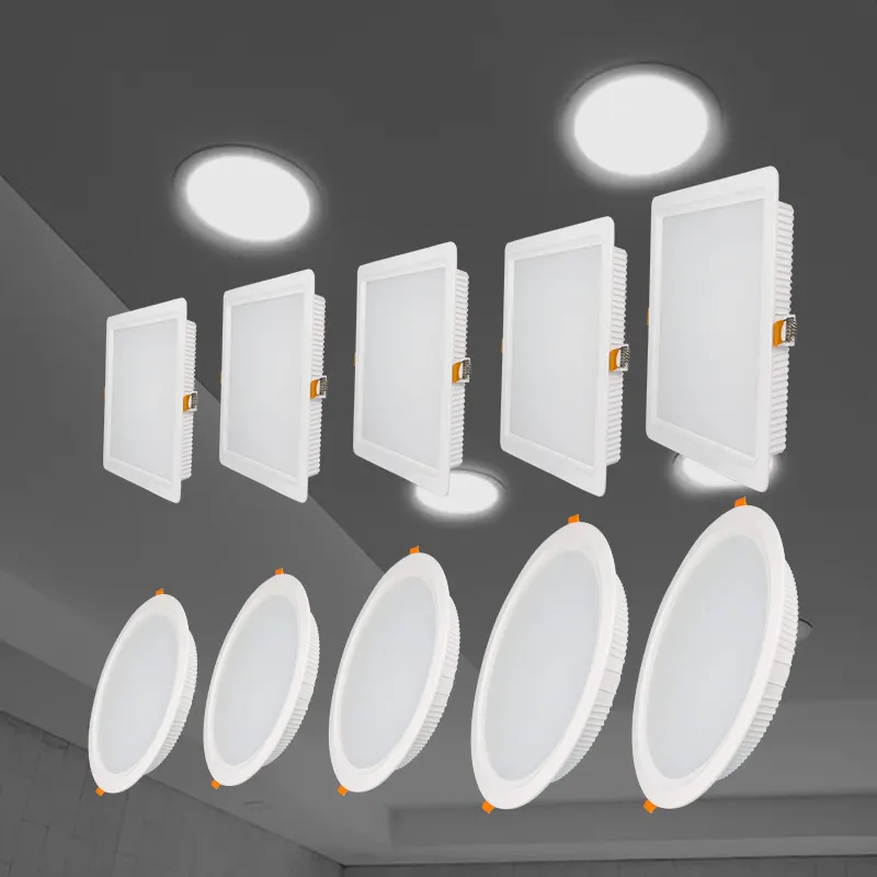 Dimmable Recessed Aluminum LED Downlight 9/12W 6in