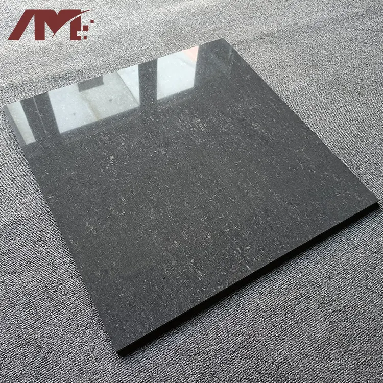 Granite-Look Gray Polished Porcelain Floor Tile 600x600mm