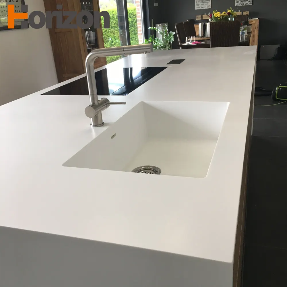White Engineered Quartz Slab 3200x1600mm