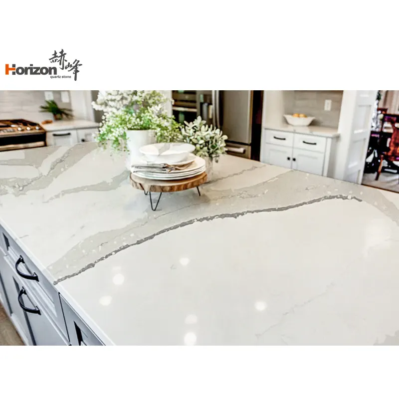 Calacatta Engineered Quartz Slab 3200x1600mm