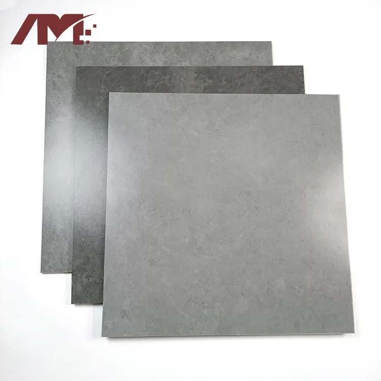 Concrete-Look Gray Glazed Porcelain Floor Tile 600x600mm product sample