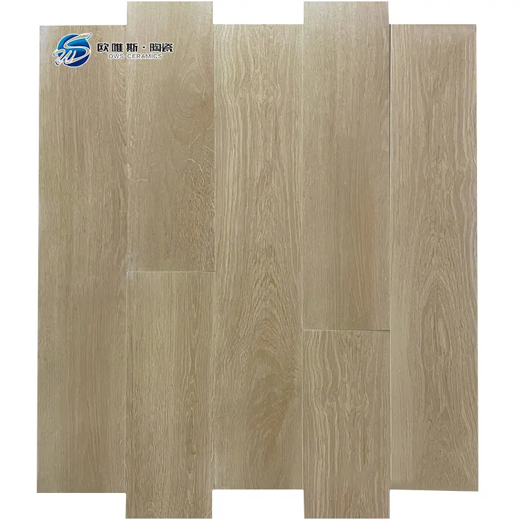 Non-Slip Wood-Look Oak Ceramic Wall And Floor Tile 150x800mm