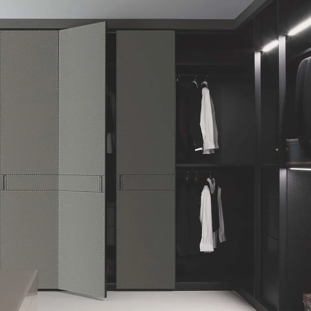 Modern Melamine Bedroom Wardrobe For Clothing Storage