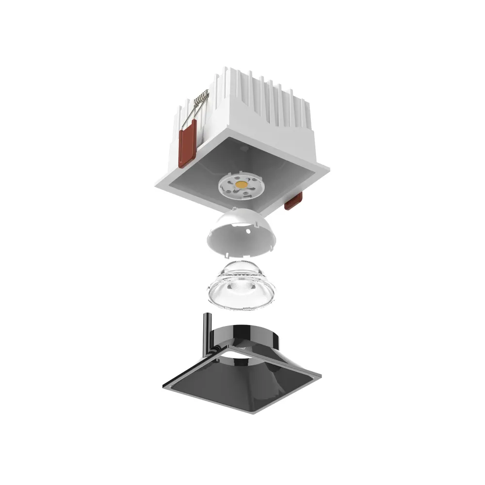 Adjustable Recessed COB LED Downlight 10-12/15-18/20-25/30-35/40-50/60-70W 2.5in/3.5in/4in/5in/6in/8in