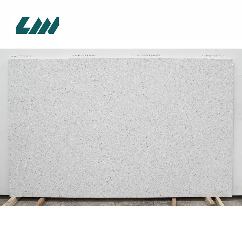 Calacatta White Polished Engineered Quartz Slab 3200x1600mm