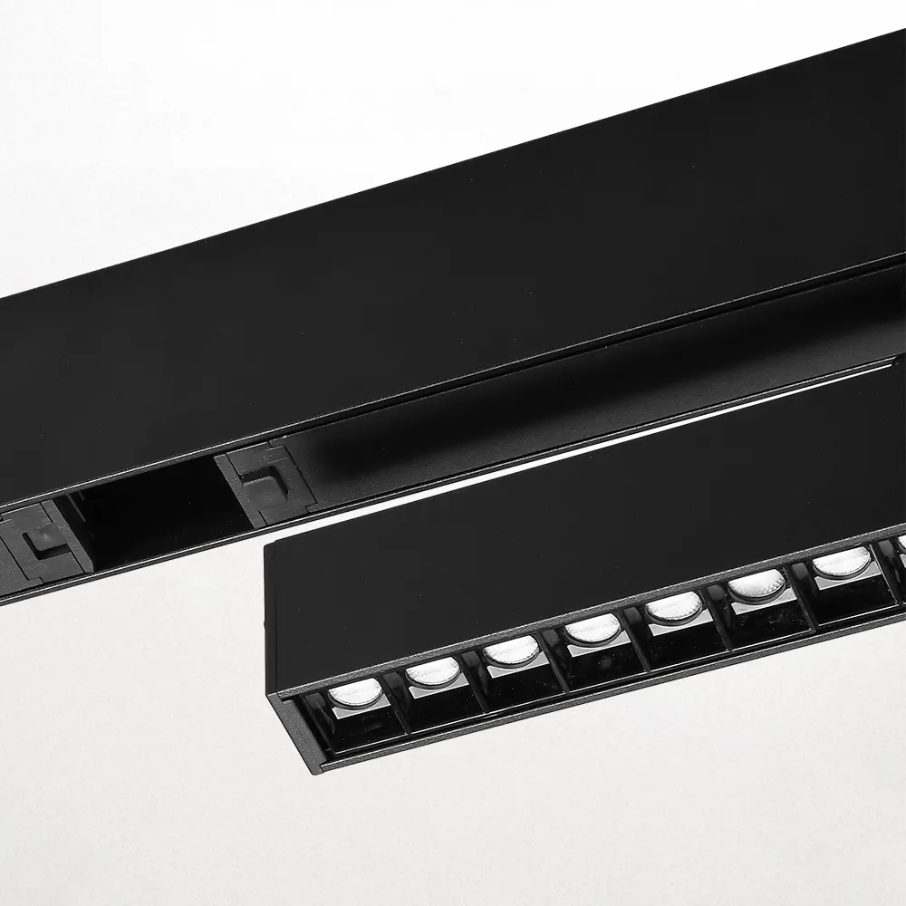 Surface-Mounted Aluminum Magnetic LED Track Spotlight 7-27W
