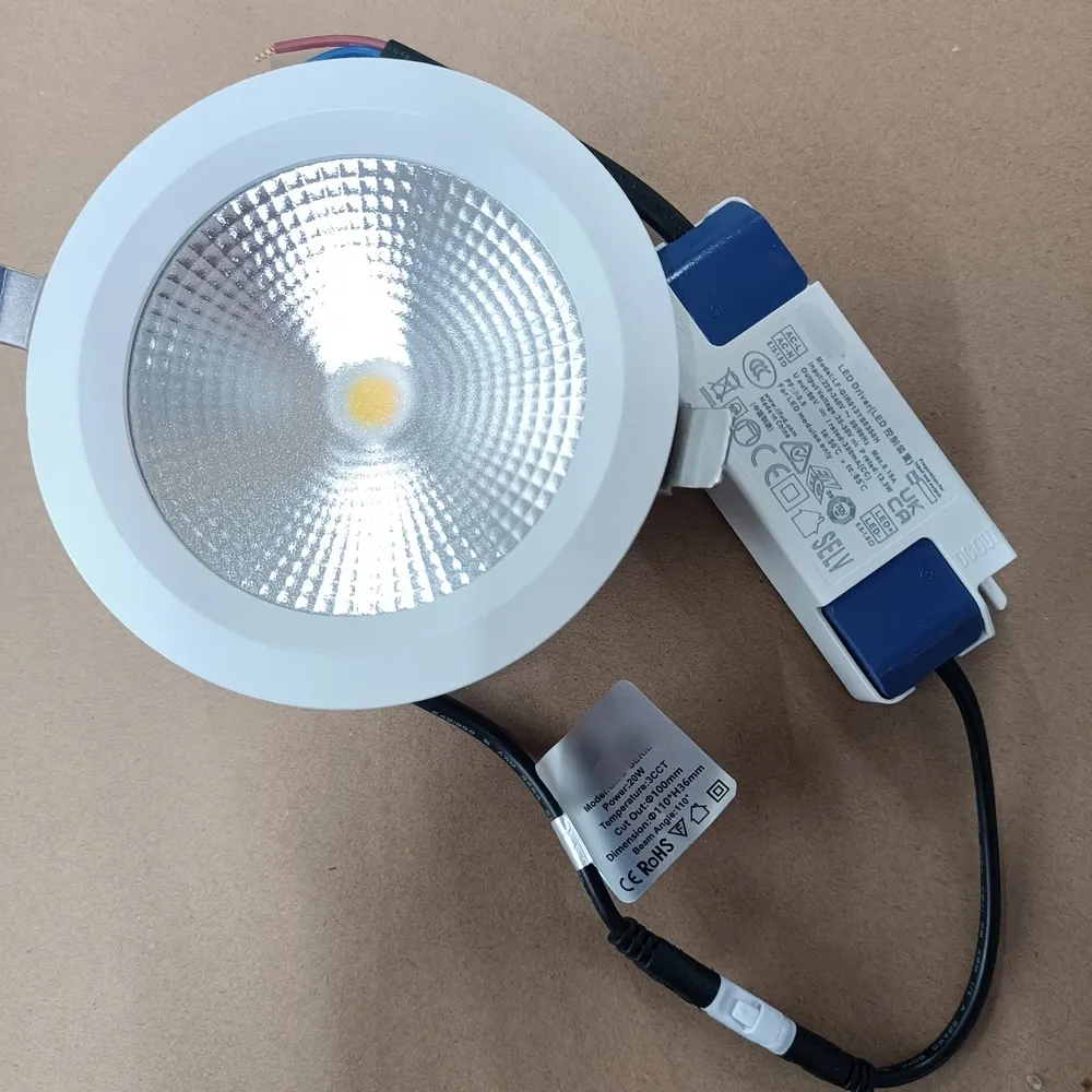 Recessed Aluminum COB LED Downlight 8-40W 220V/36V