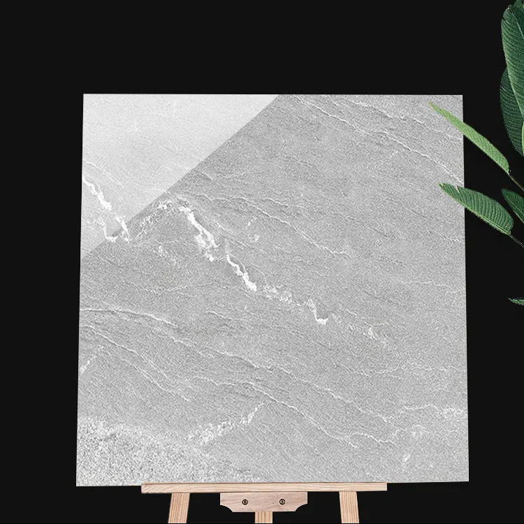 Non-Slip Stone-Look Glazed Porcelain Floor Tile 600x600mm